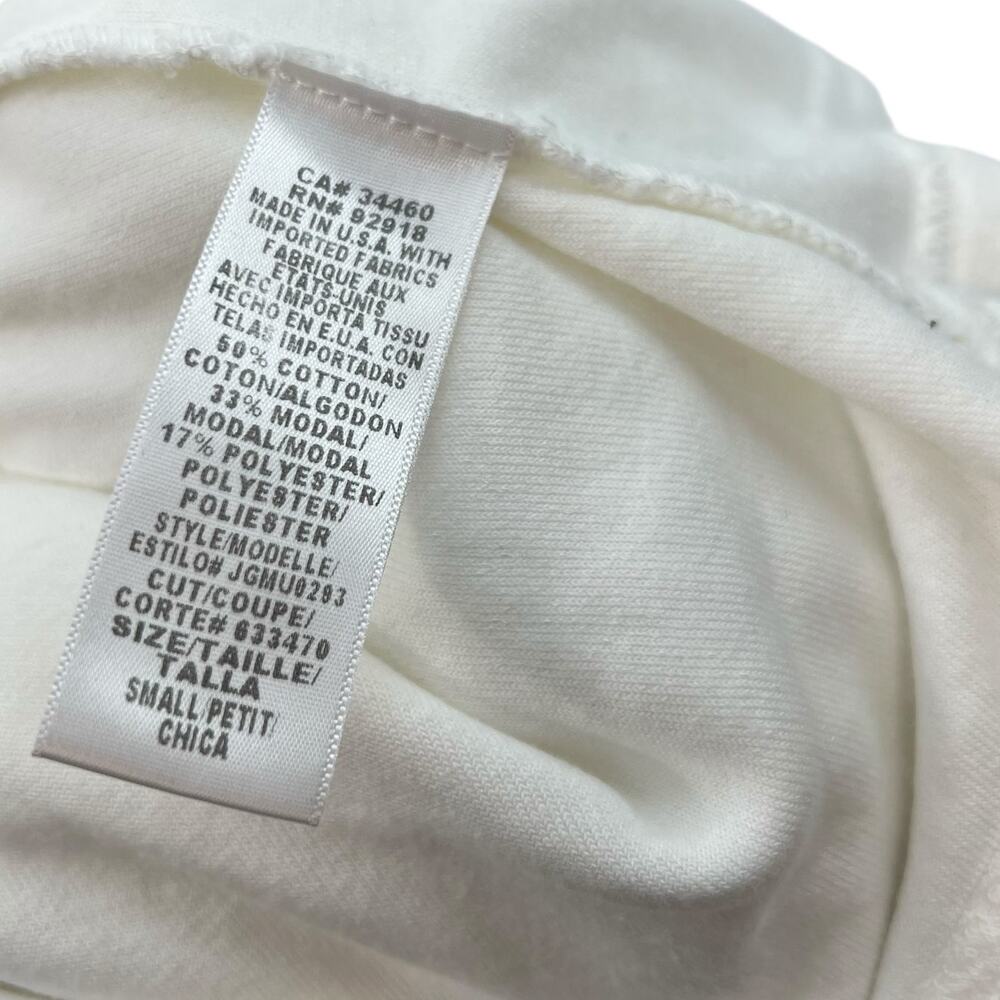 Juicy Couture French Terry Dress Cover-Up Y2K Hooded Zip Up White Size Small - Picture 10 of 11